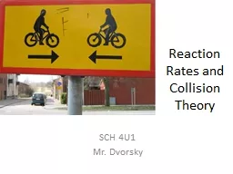 Reaction Rates and Collision Theory