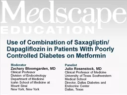 Use of Combination of Saxagliptin/ Dapagliflozin in Patient