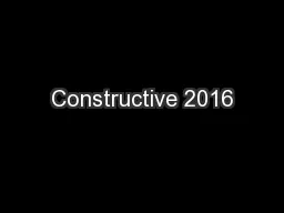 Constructive 2016