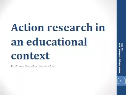 Action research in an educational context