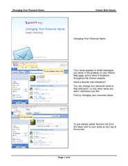 Changing Your Personal Name Yahoo Mail Classic Page  o
