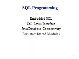 1 SQL