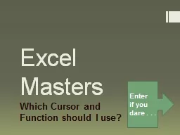 Excel Masters