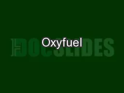 Oxyfuel