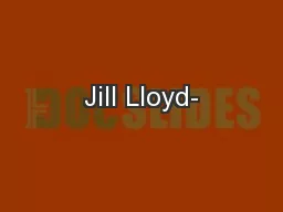 Jill Lloyd-