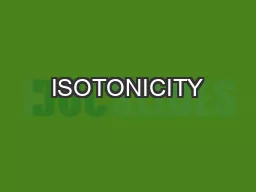 ISOTONICITY #2