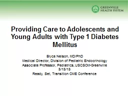 Providing Care to Adolescents and Young Adults with Type 1