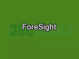 ForeSight