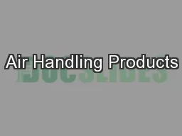 Air Handling Products