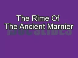 The Rime Of The Ancient Marnier