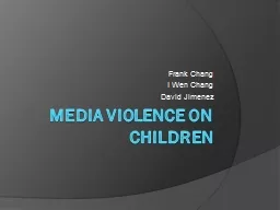Media Violence on Children