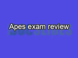 Apes exam review