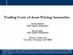Trading Costs of Asset Pricing Anomalies
