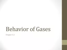 Behavior of Gases