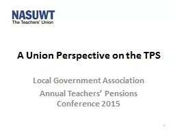 A Union Perspective on the TPS