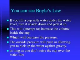 Boyle’s law