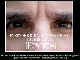 . . . in his own eyes.’