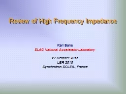 Review of High Frequency Impedance