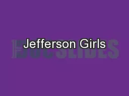 Jefferson Girls