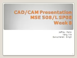 CAD/CAM Presentation
