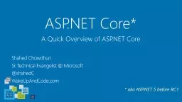ASP.NET Core* 1.0