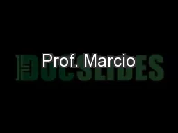 Prof. Marcio