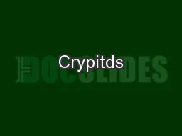 Crypitds