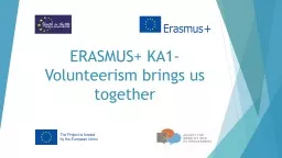 ERASMUS+ KA1-Volunteerism