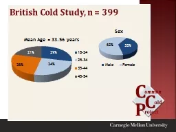 British Cold Study, n = 399