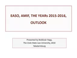 CRISIS OR NOT? ADEQUATE RESPONSE OR NOT? THE EU IN 2015-201