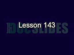 Lesson 143