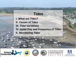 I. What are Tides?