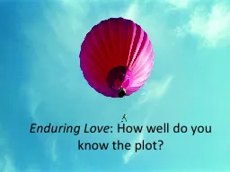 Enduring Love