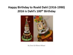 Happy Birthday to Roald Dahl (1916-1990)