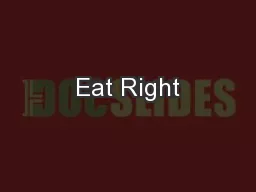 Eat Right