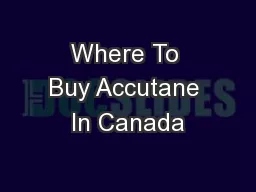 Where To Buy Accutane In Canada