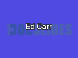 Ed Carr