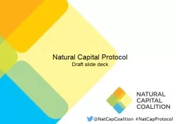 @NatCapCoalition #NatCapProtocol