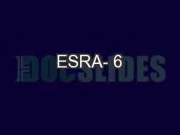 ESRA- 6