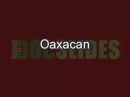 Oaxacan