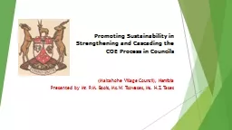 Promoting Sustainability in Strengthening and Cascading the