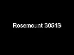 Rosemount 3051S