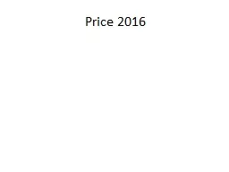 Price 2016
