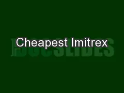 Cheapest Imitrex