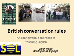 British conversation rules