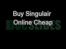 Buy Singulair Online Cheap