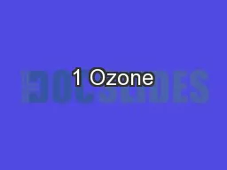 1 Ozone