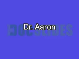 Dr. Aaron