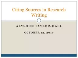 Alysoun Taylor-Hall