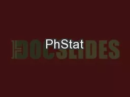 PhStat